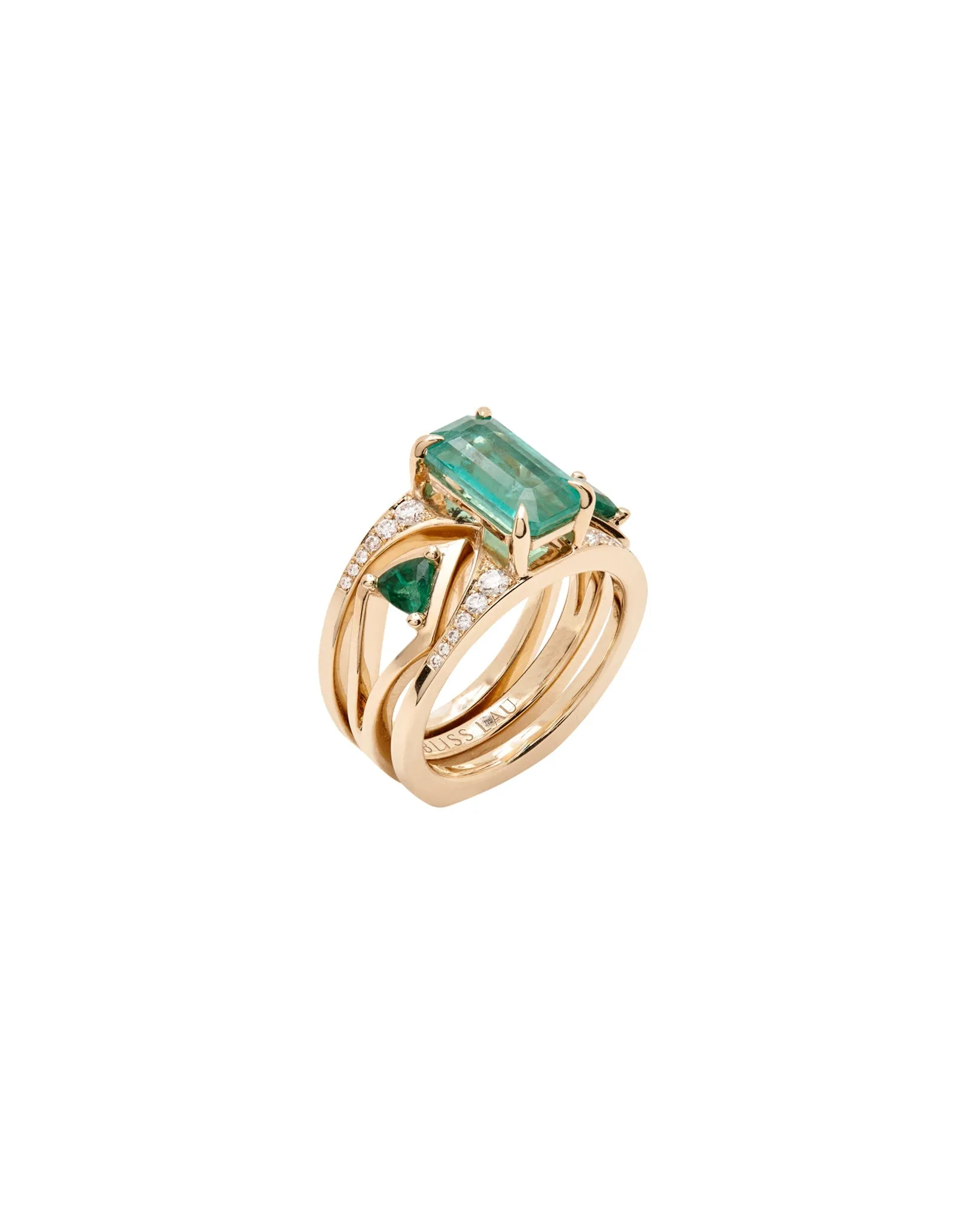 Mirage   Reflection Ring Set