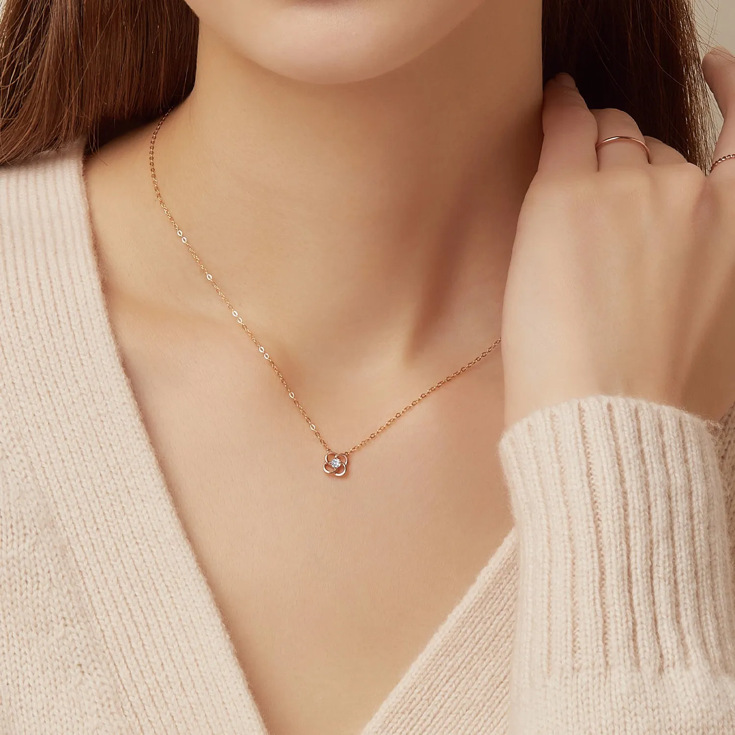Miss. Doux Gold Necklace JDRNR3F82ZC