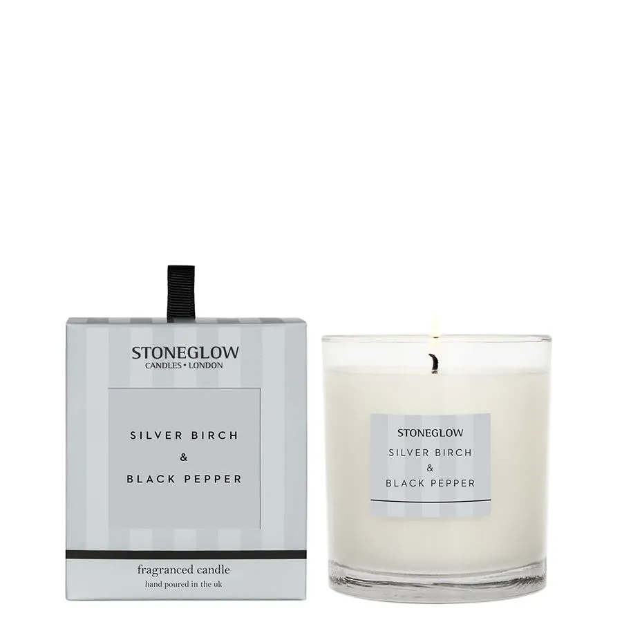 Modern Classics Silver Birch & Black Pepper Tumbler Candle