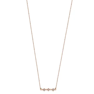 MOSAIC THREE RHOMBUS NECKLACE