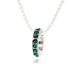 Mother's Interlocking 1 Birthstone Necklace