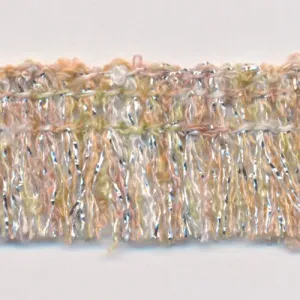 Multi Color Lame Fringe #2 Beige Multicolor