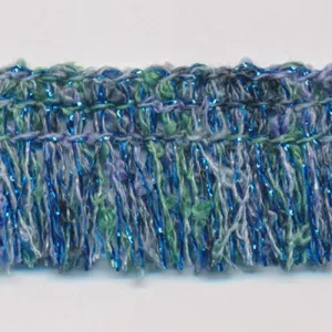 Multi Color Lame Fringe #8 Blue Multicolor