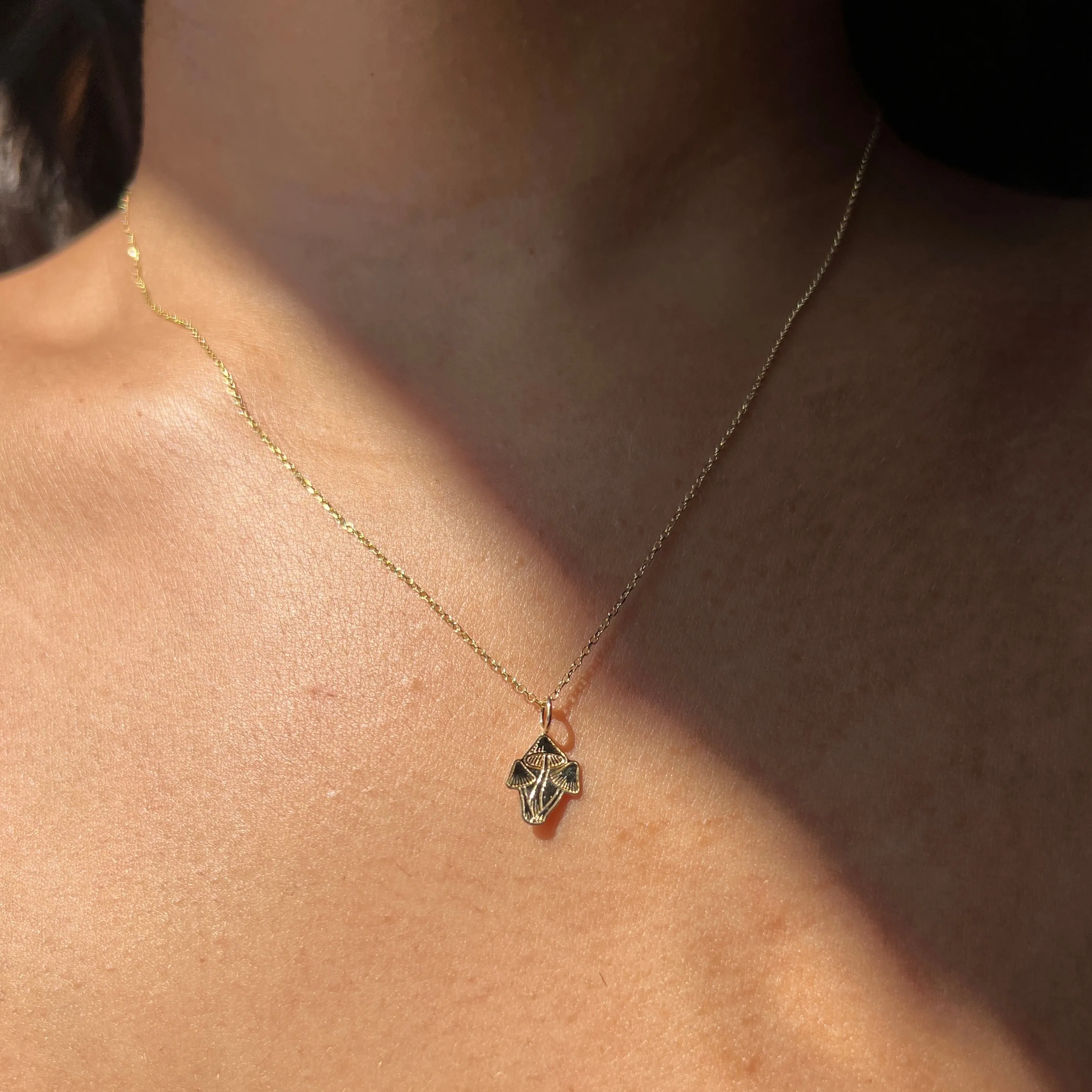Mushroom Charm Necklace