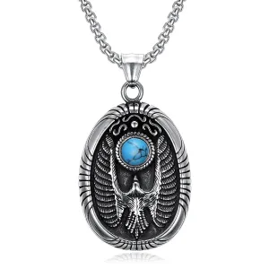 Native Eagle Stone Necklace