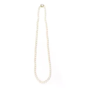 Necklace - Fresh Water Pearls With 18k Gold Clasp