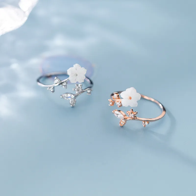Niche Simple Leaf Butterfly Dolphin Rings