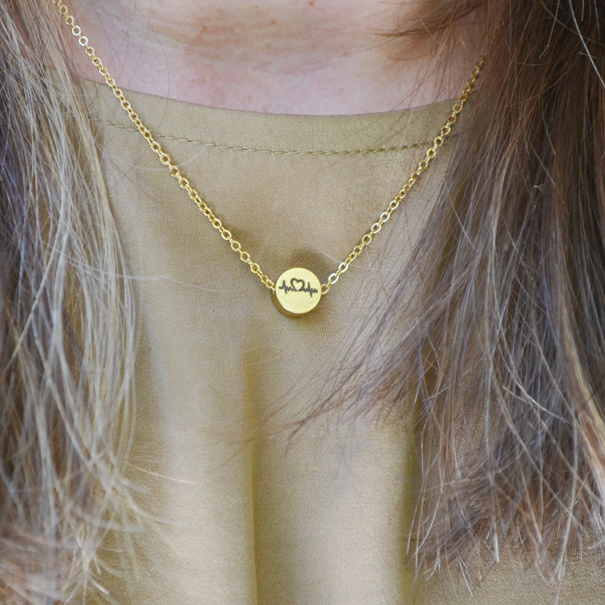 Nursing student gift, heartbeat necklace, graduation gift for nurse, nurse graduate, RN graduate, future nurse, gift for her