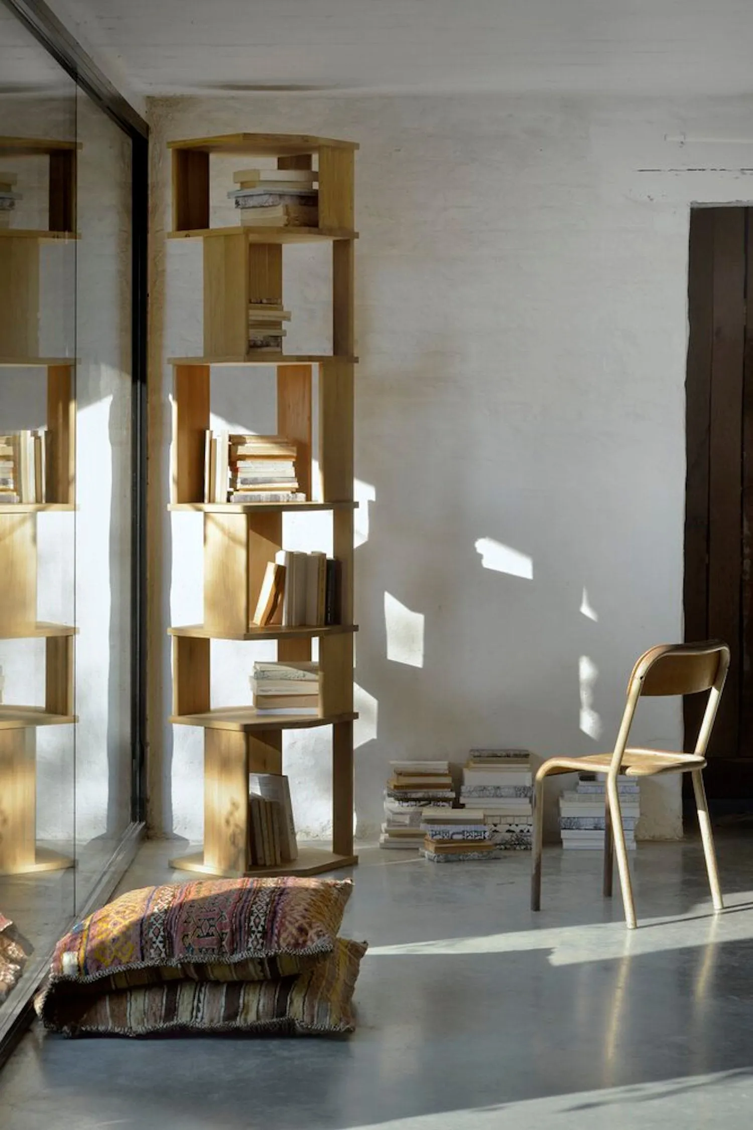 Oak Stairs Column