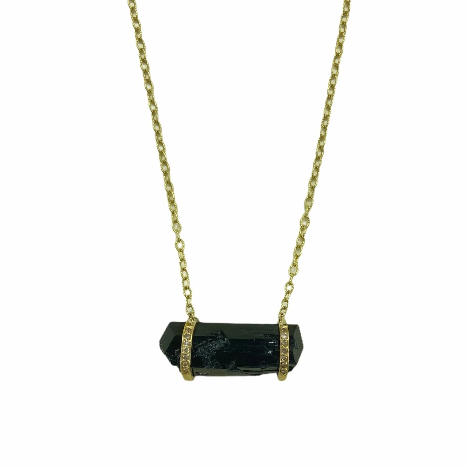 One of a Kind Schorl Black Tourmaline Necklace