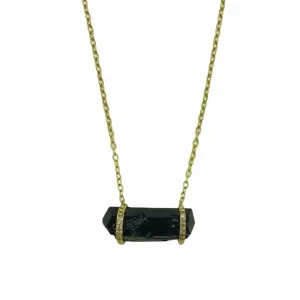 One of a Kind Schorl Black Tourmaline Necklace