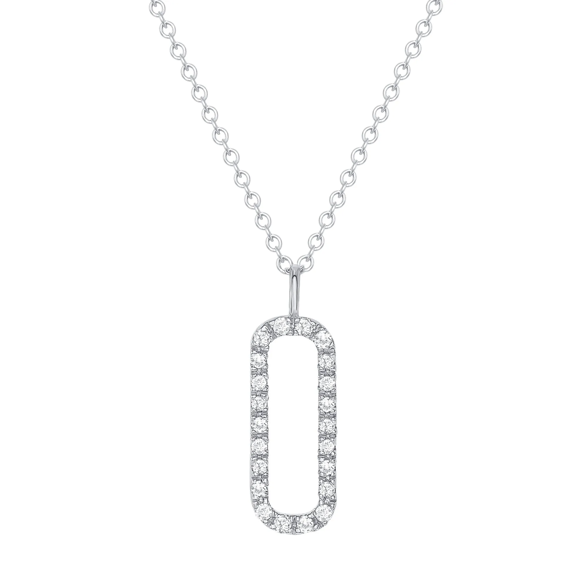 Open Bar Diamond Necklace