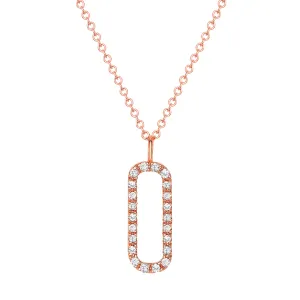 Open Bar Diamond Necklace