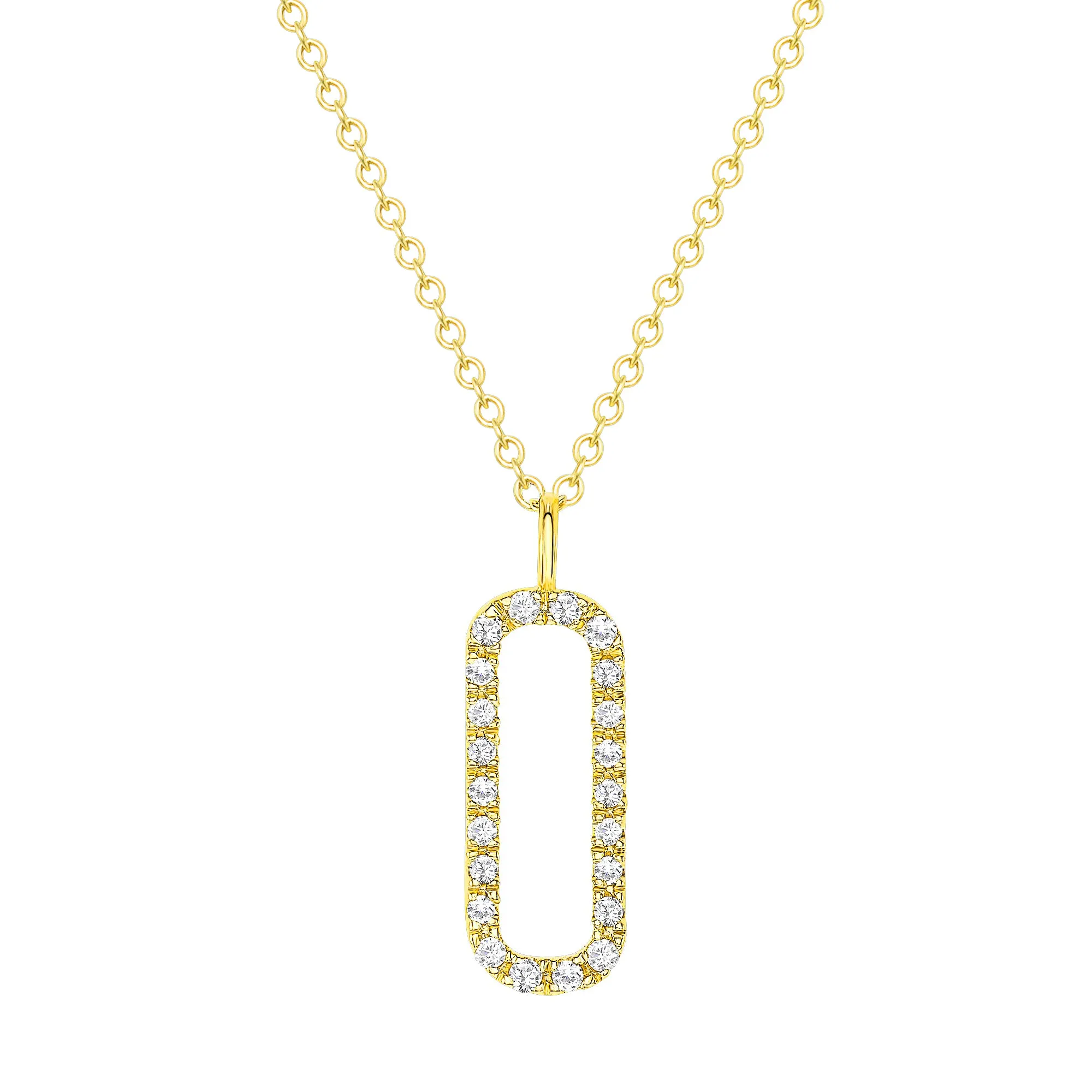 Open Bar Diamond Necklace