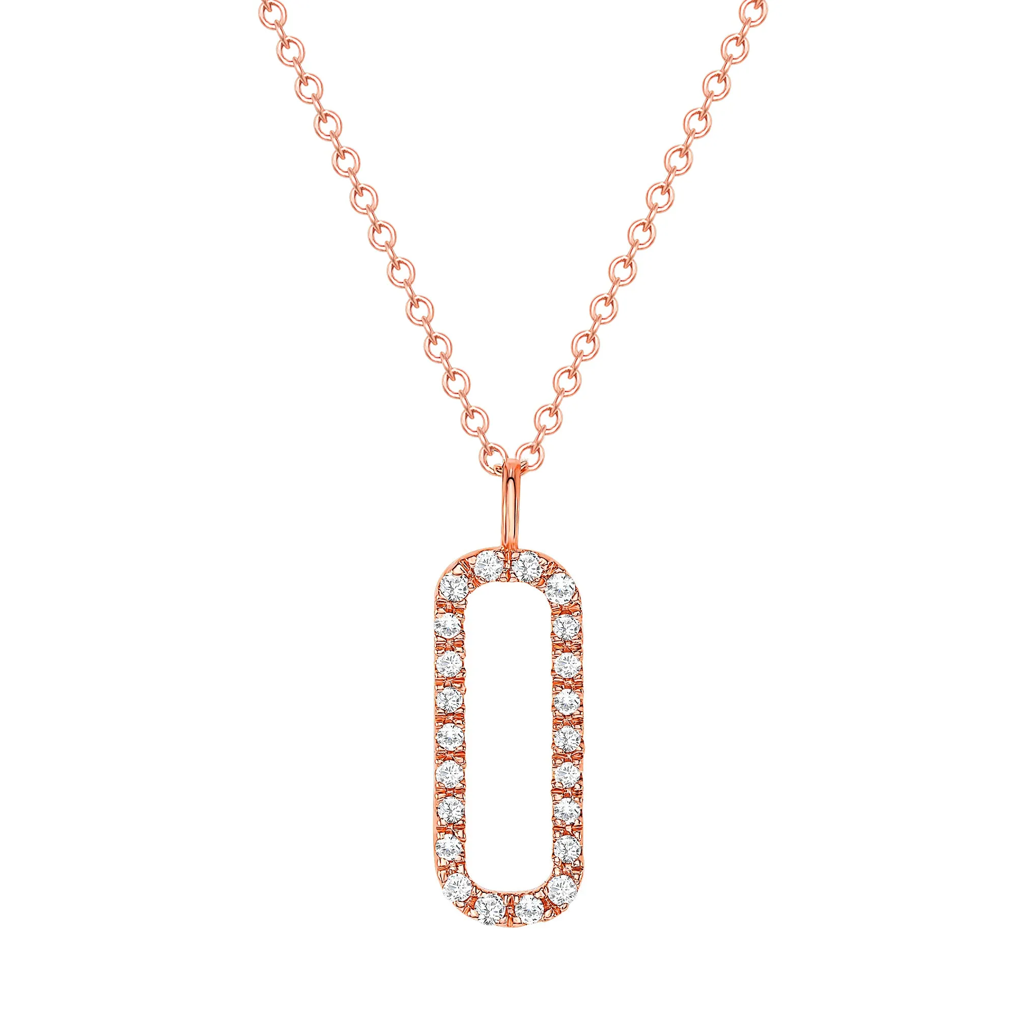 Open Bar Diamond Necklace