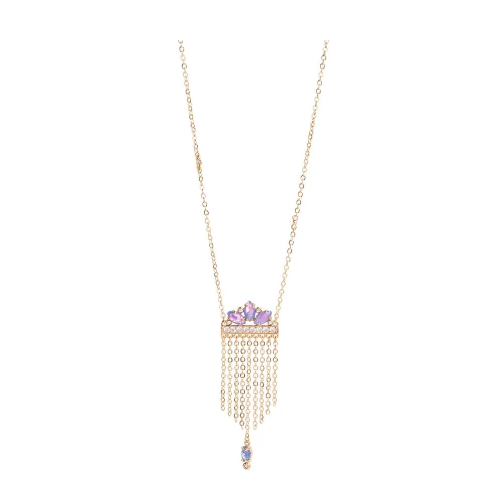 Ophelia Opal Fringe Waterfall Necklace