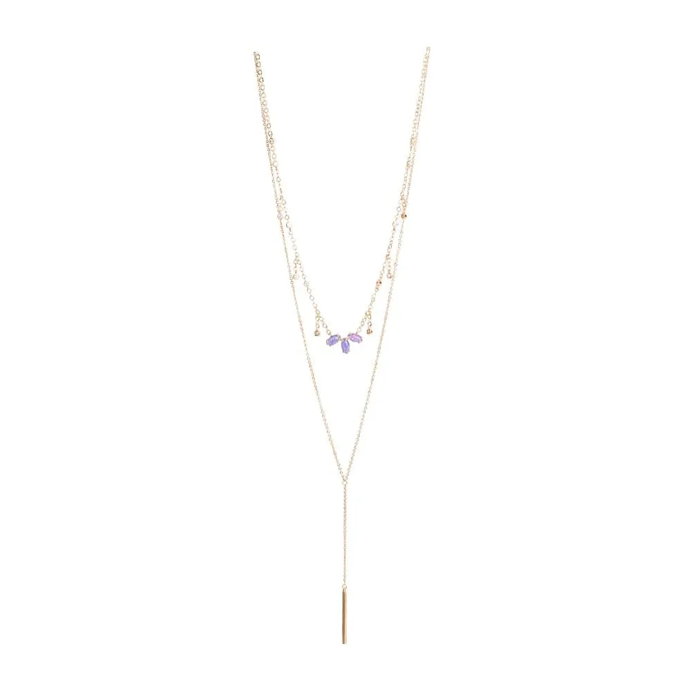 Ophelia Opal Layered Charm Necklace