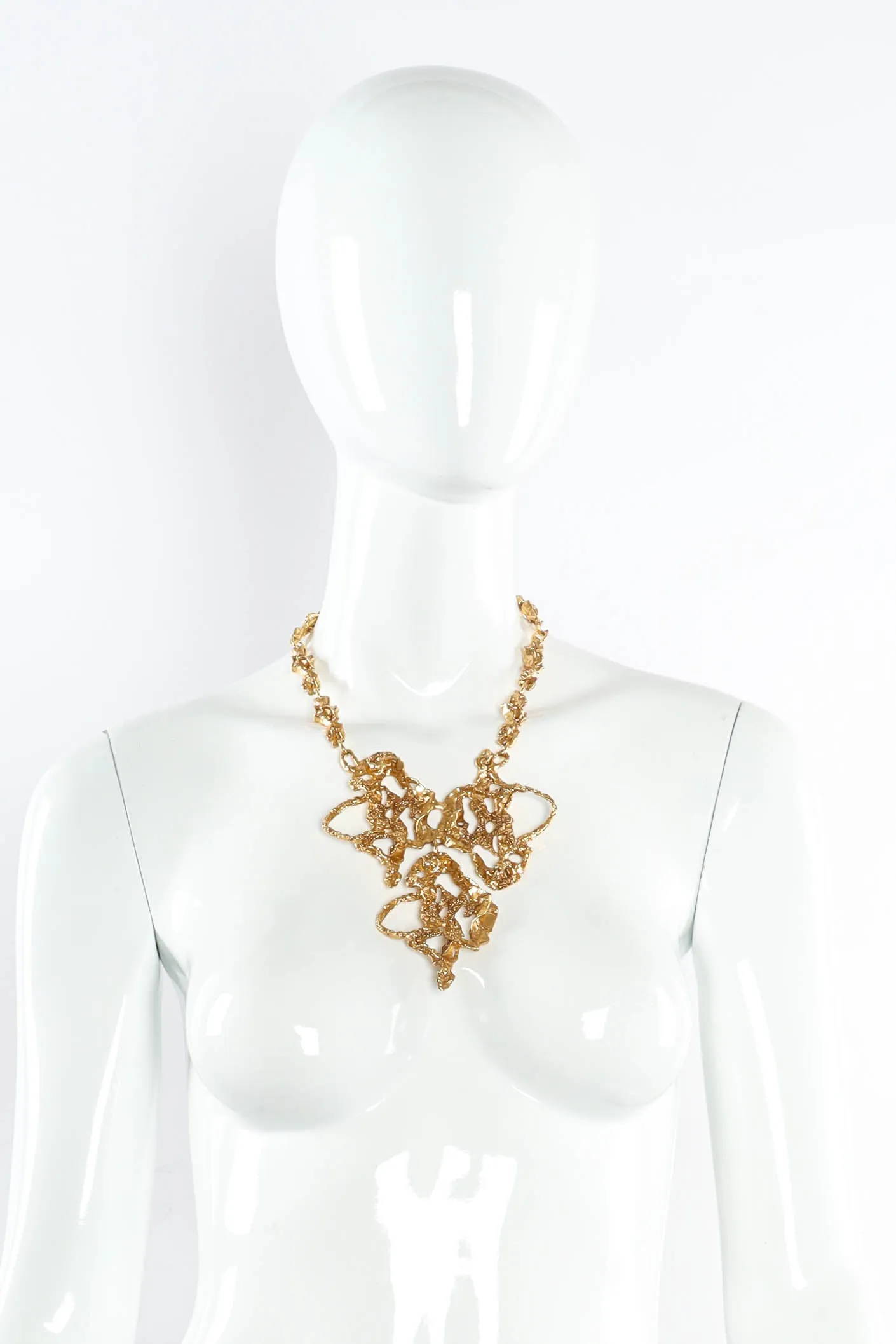 Organic Brutalist Pendant Necklace