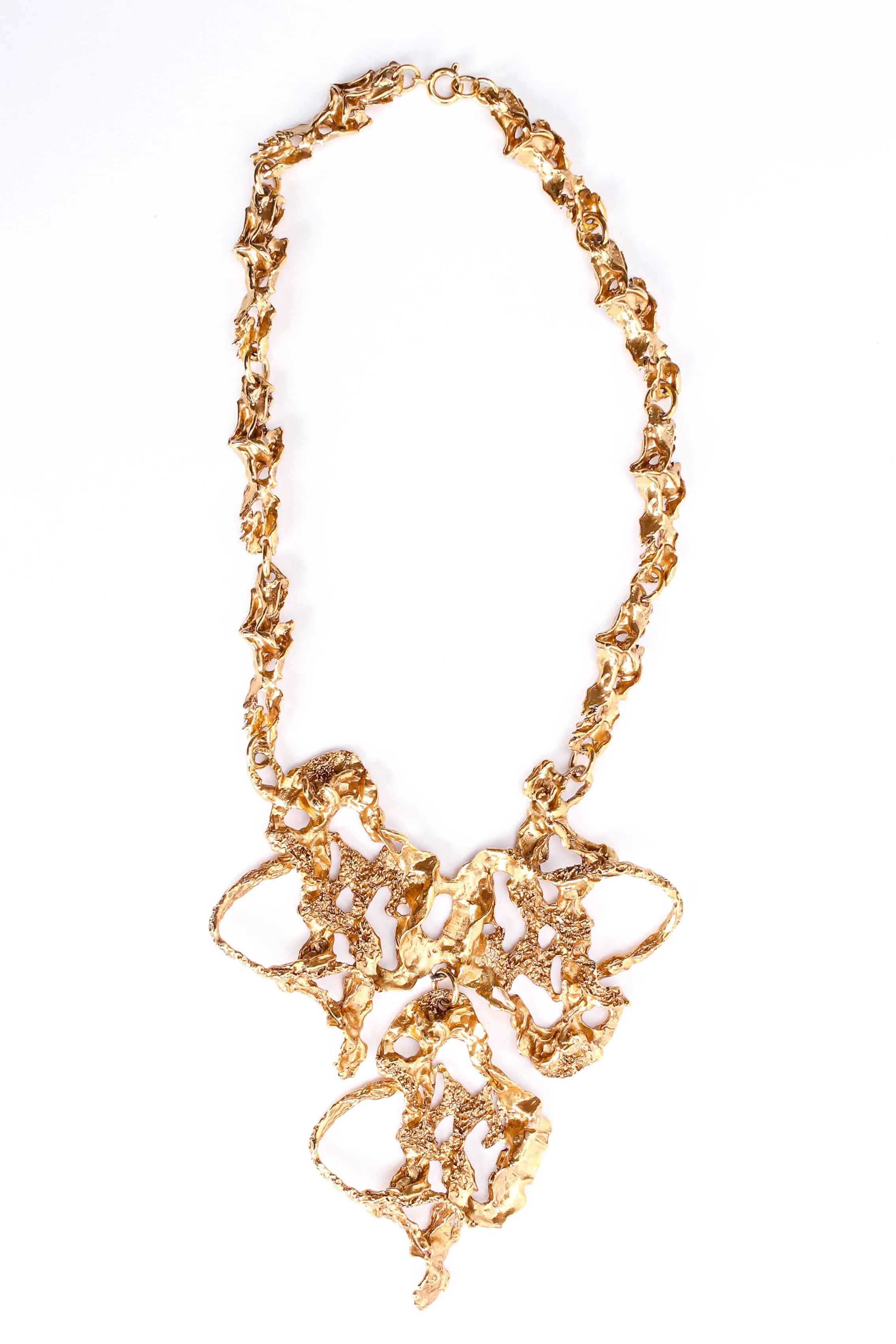Organic Brutalist Pendant Necklace