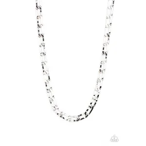 Paparazzi Full-Court Press Silver Necklace