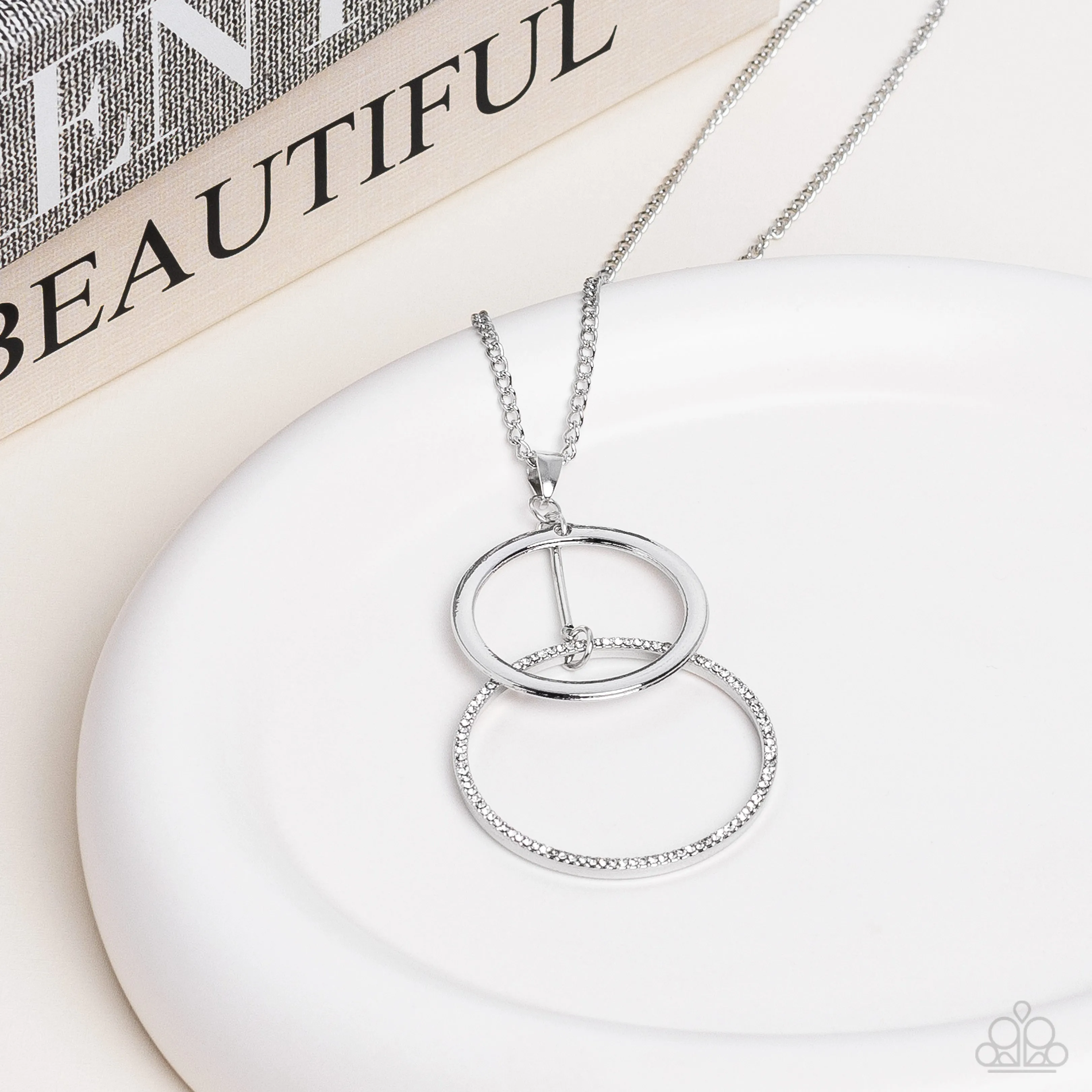 Paparazzi Wishing Well Whimsy - White Necklace