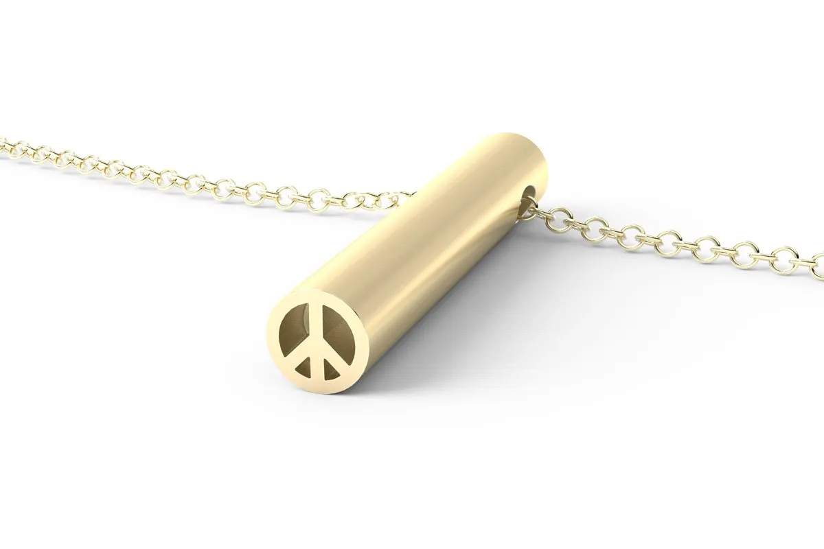 PEACE - Long Pendant Necklace