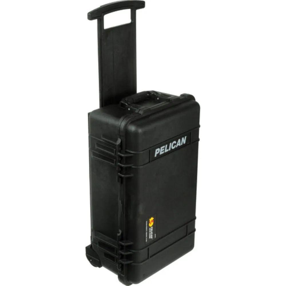 Pelican 1510 Carry On Case with Yellow and Black Divider Set | Black