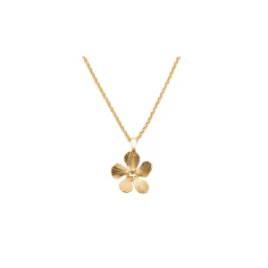 Petite Plumeria Drop Necklace