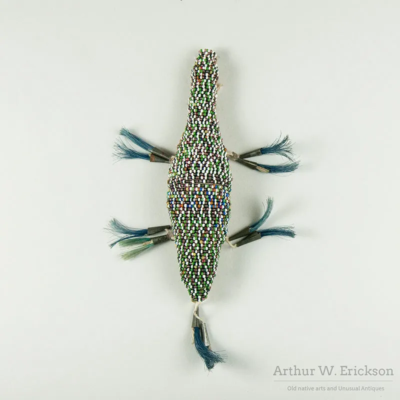 Plains Beaded Lizard Fetish