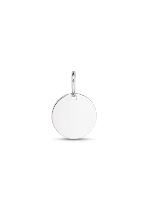 Plate Pendant Silver