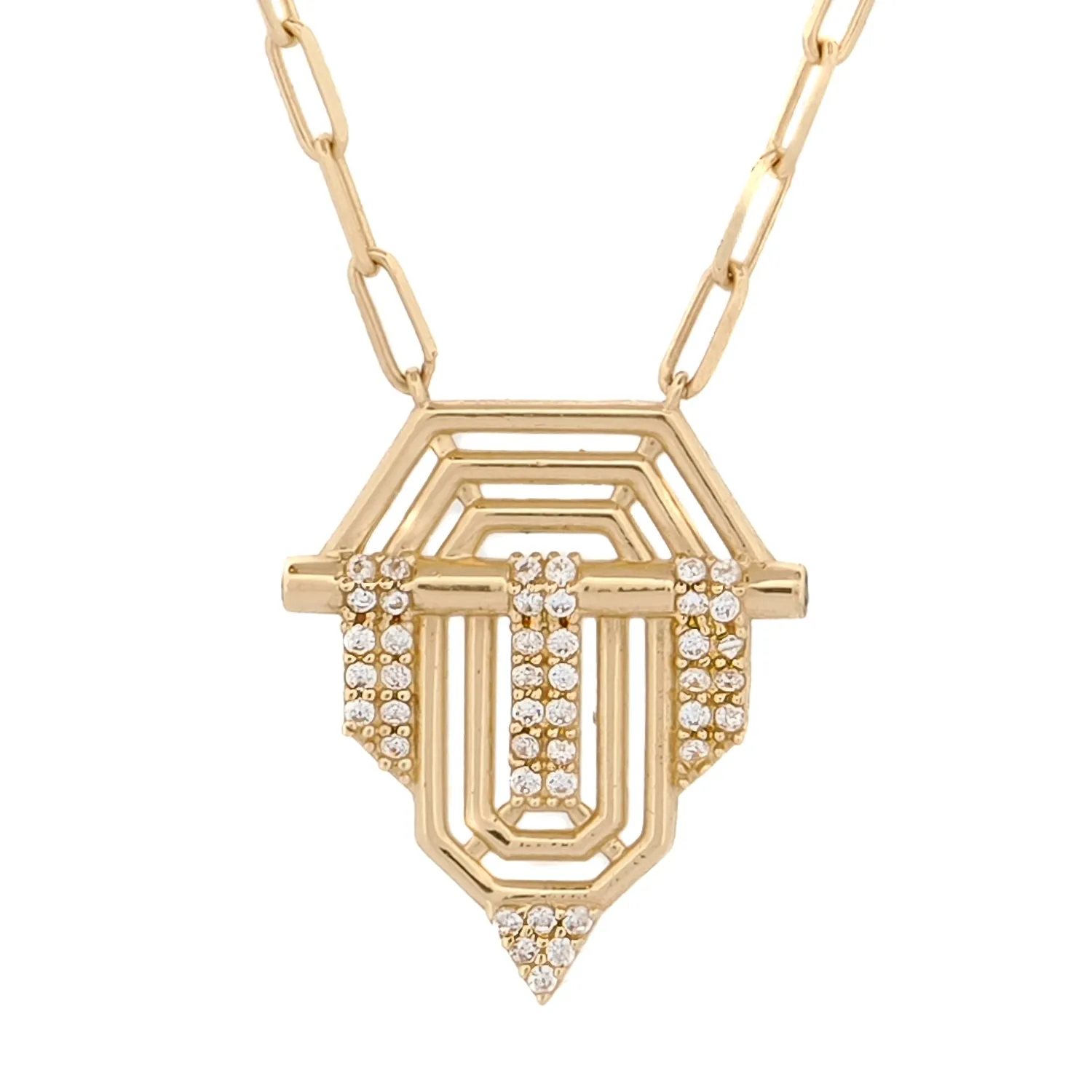 Princess Radiance Gold Medallion Necklace