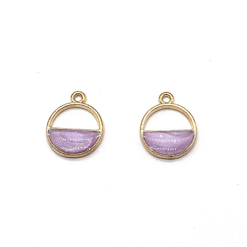 Purple Round Semicircle