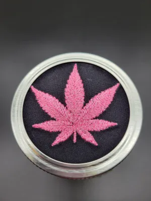 "Cannabis Leaf" Mason Jars