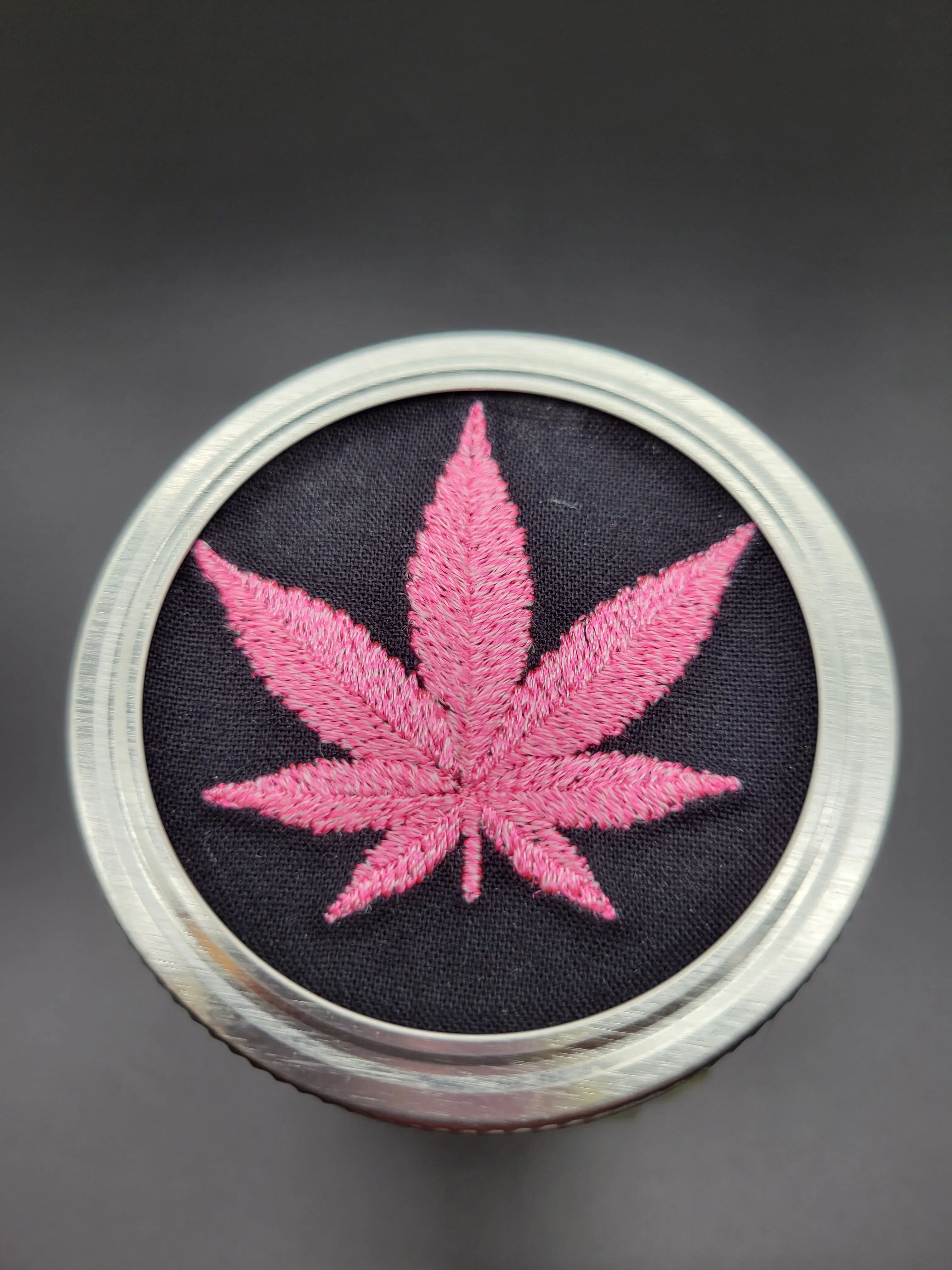 "Cannabis Leaf" Mason Jars
