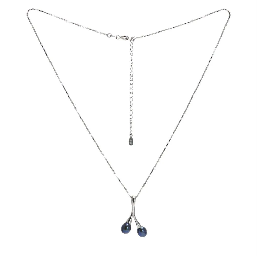 "Toi et Moi" Fresh Water Cultured Pearl Pendant
