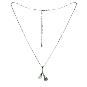 "Toi et Moi" Fresh Water Cultured Pearl Pendant