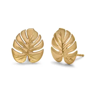 Ready to Ship - Monstera Studs