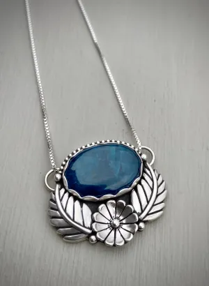 RESERVED: Floral Apatite Necklace