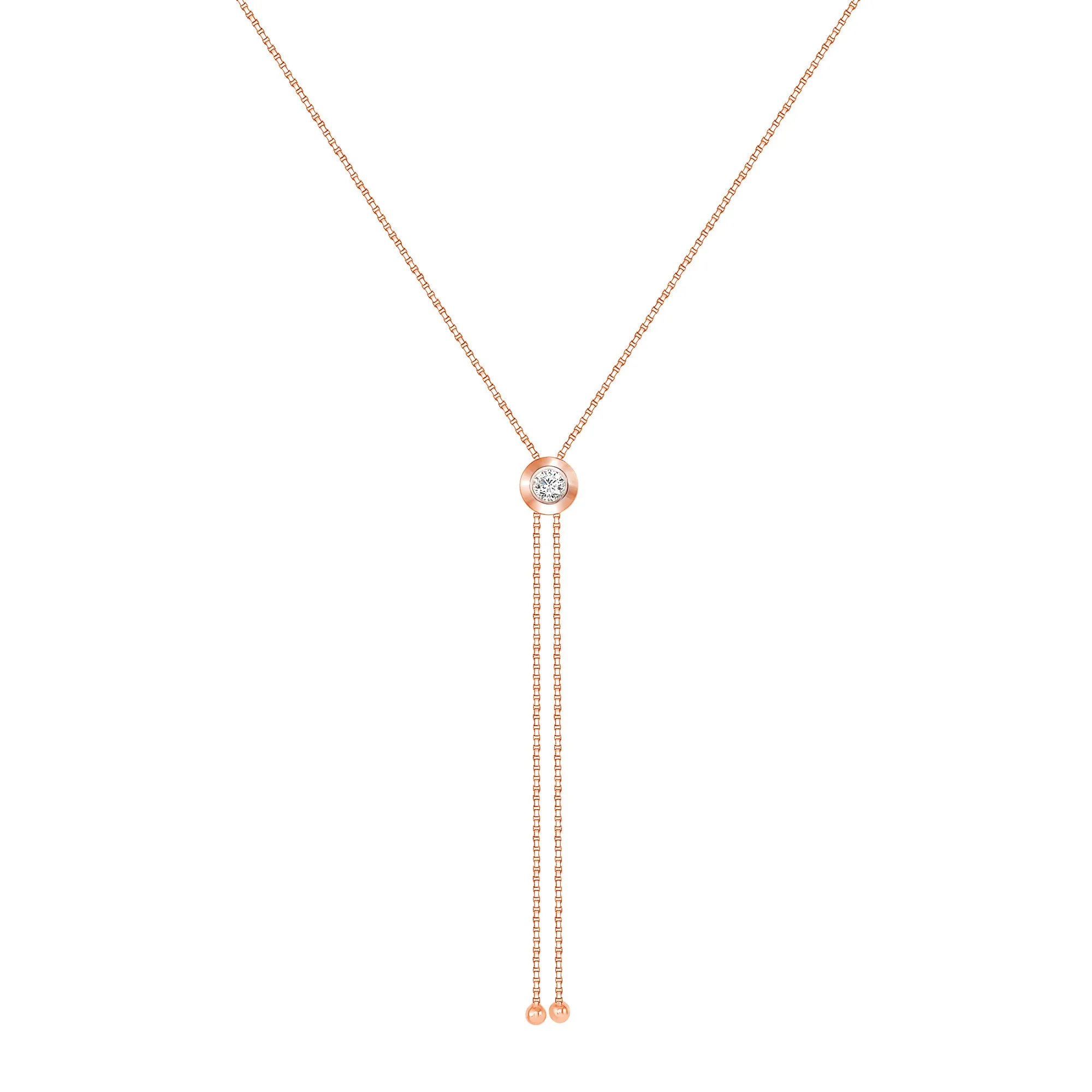 Rodeo Bezel Diamond Necklace