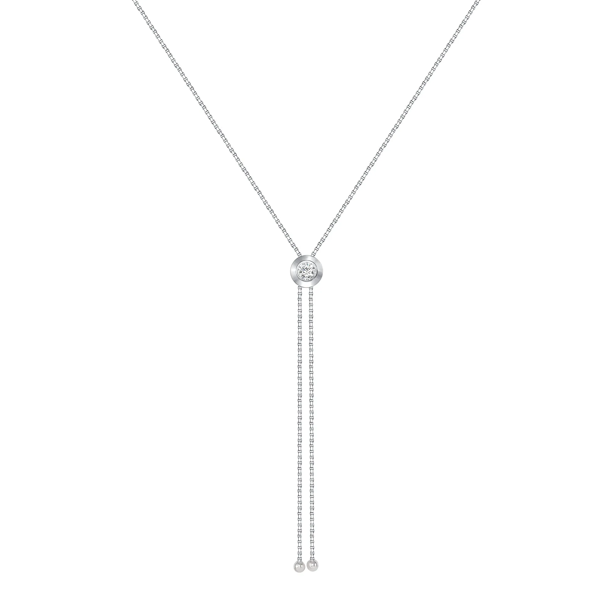 Rodeo Bezel Diamond Necklace
