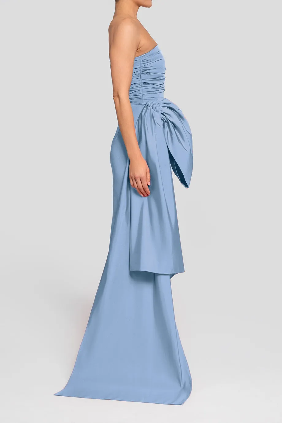 Rosalie Silk Faille Midi Dress