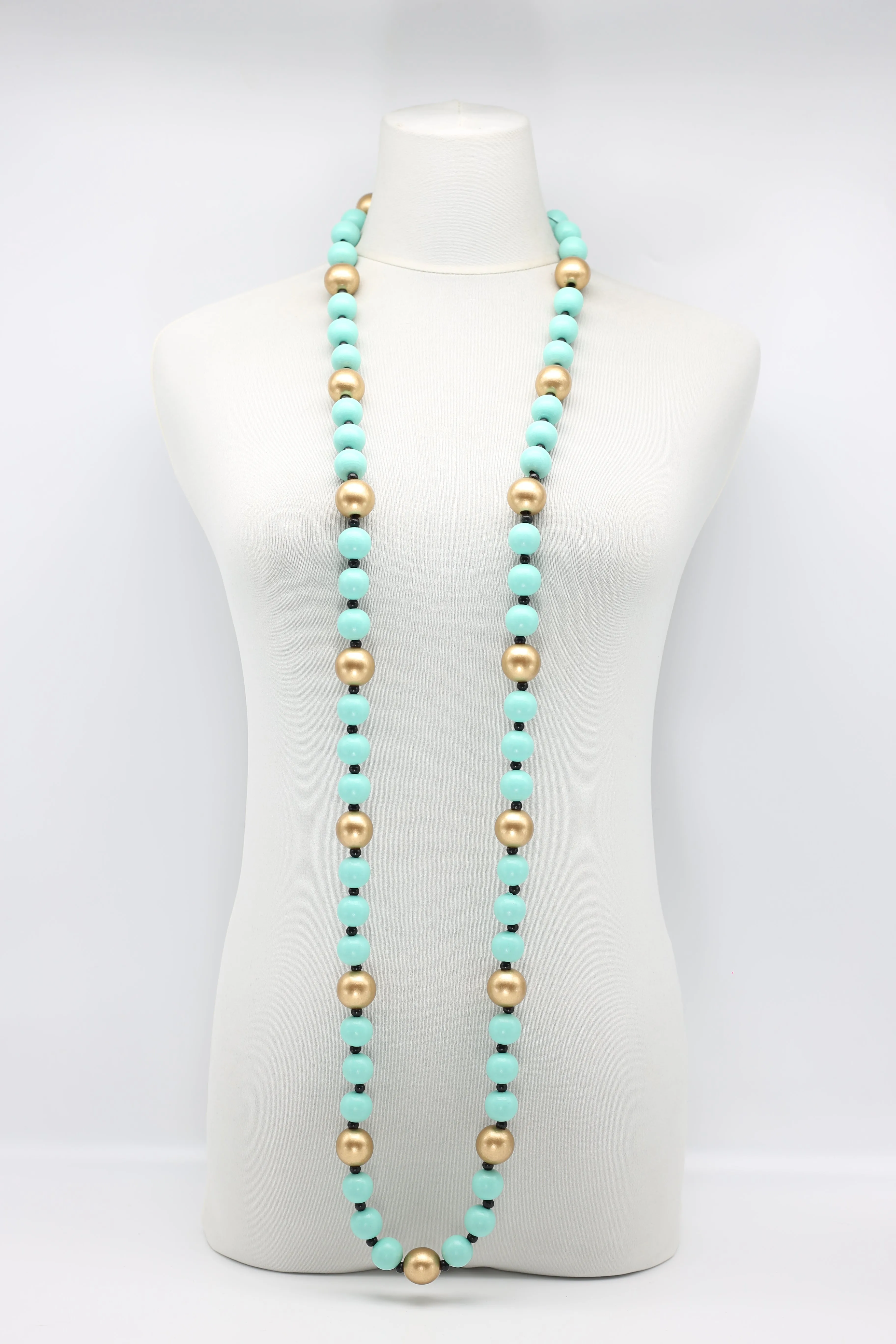 Round Beads Necklace - Duo