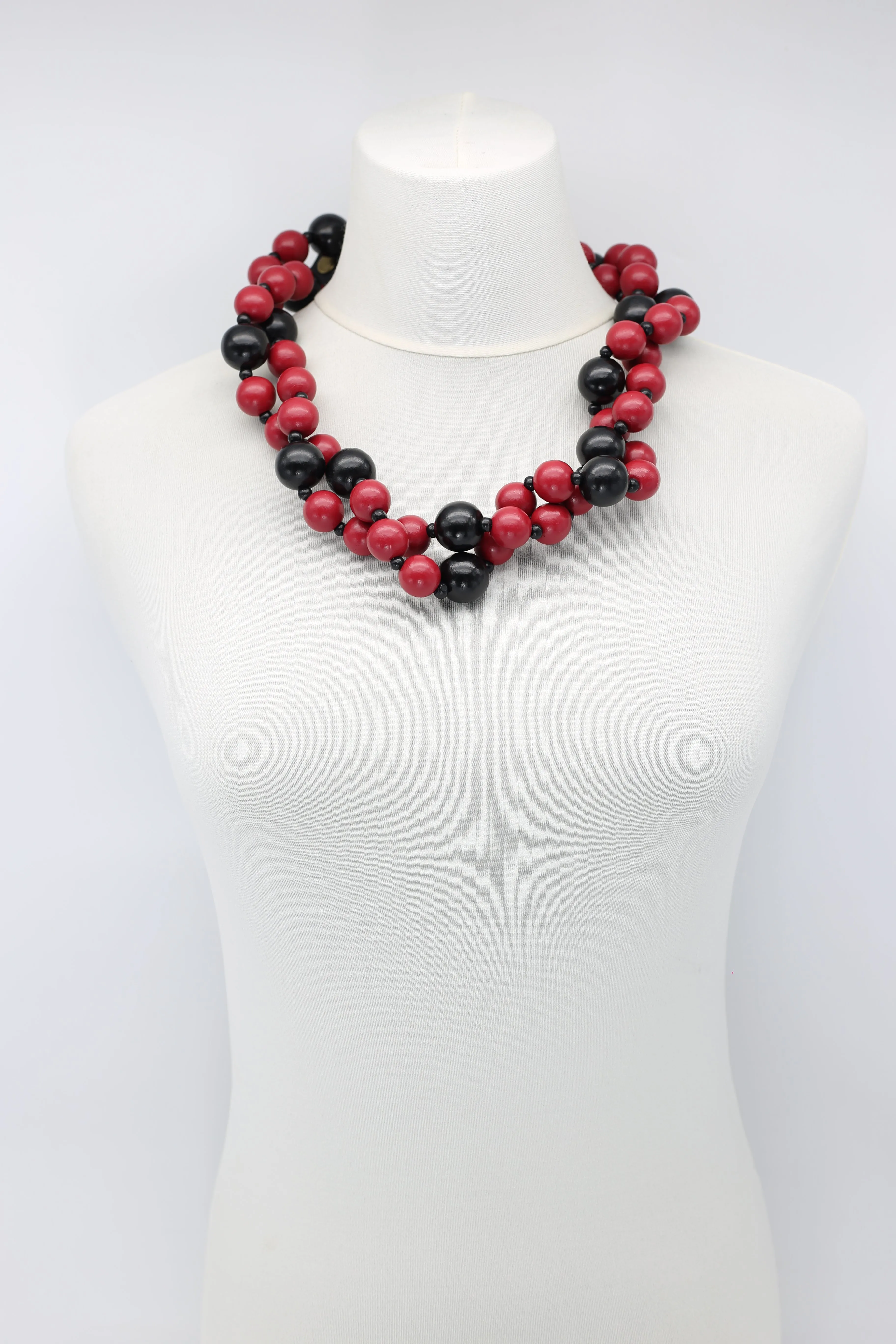 Round Beads Necklace - Duo