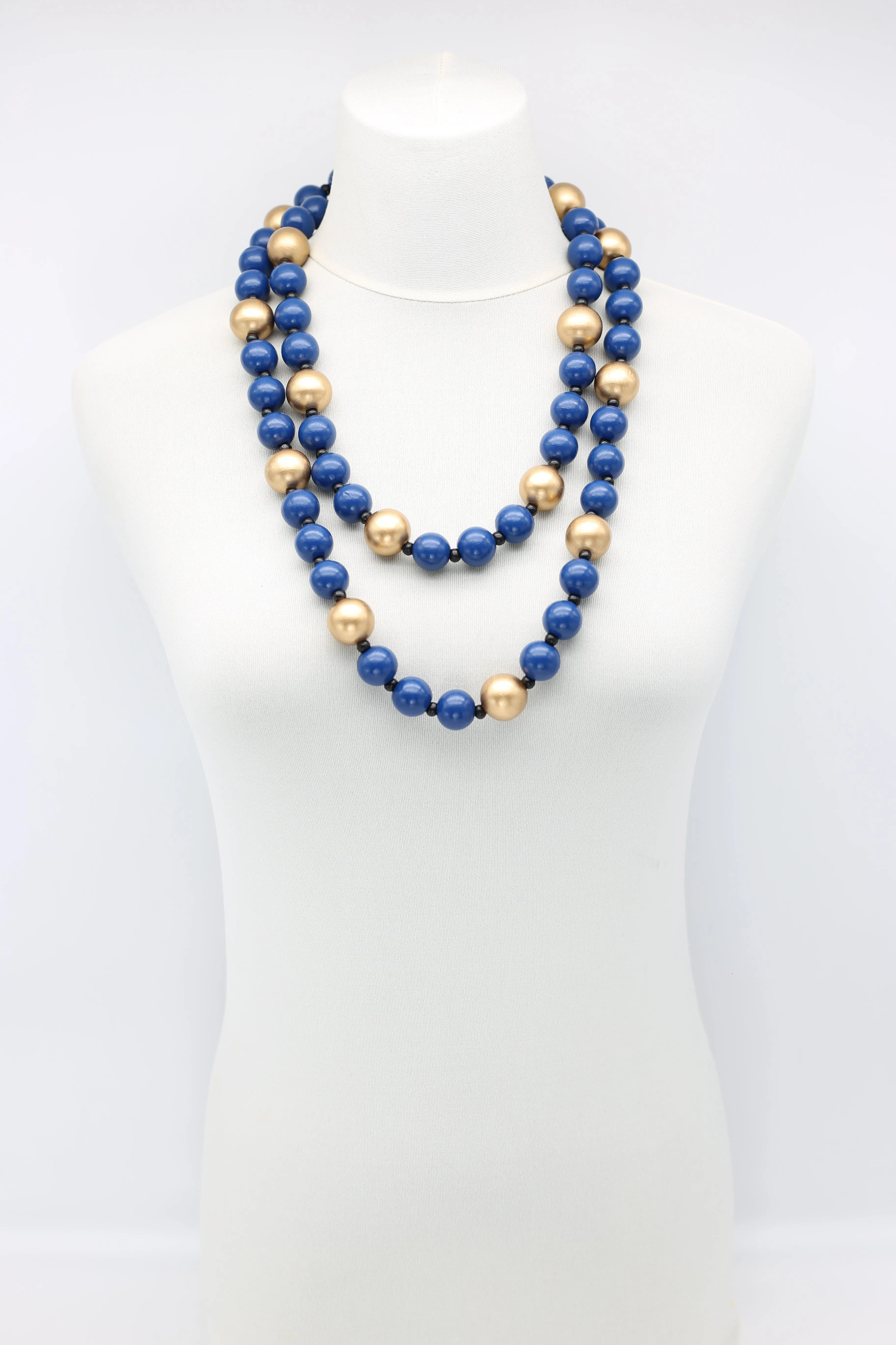 Round Beads Necklace - Duo