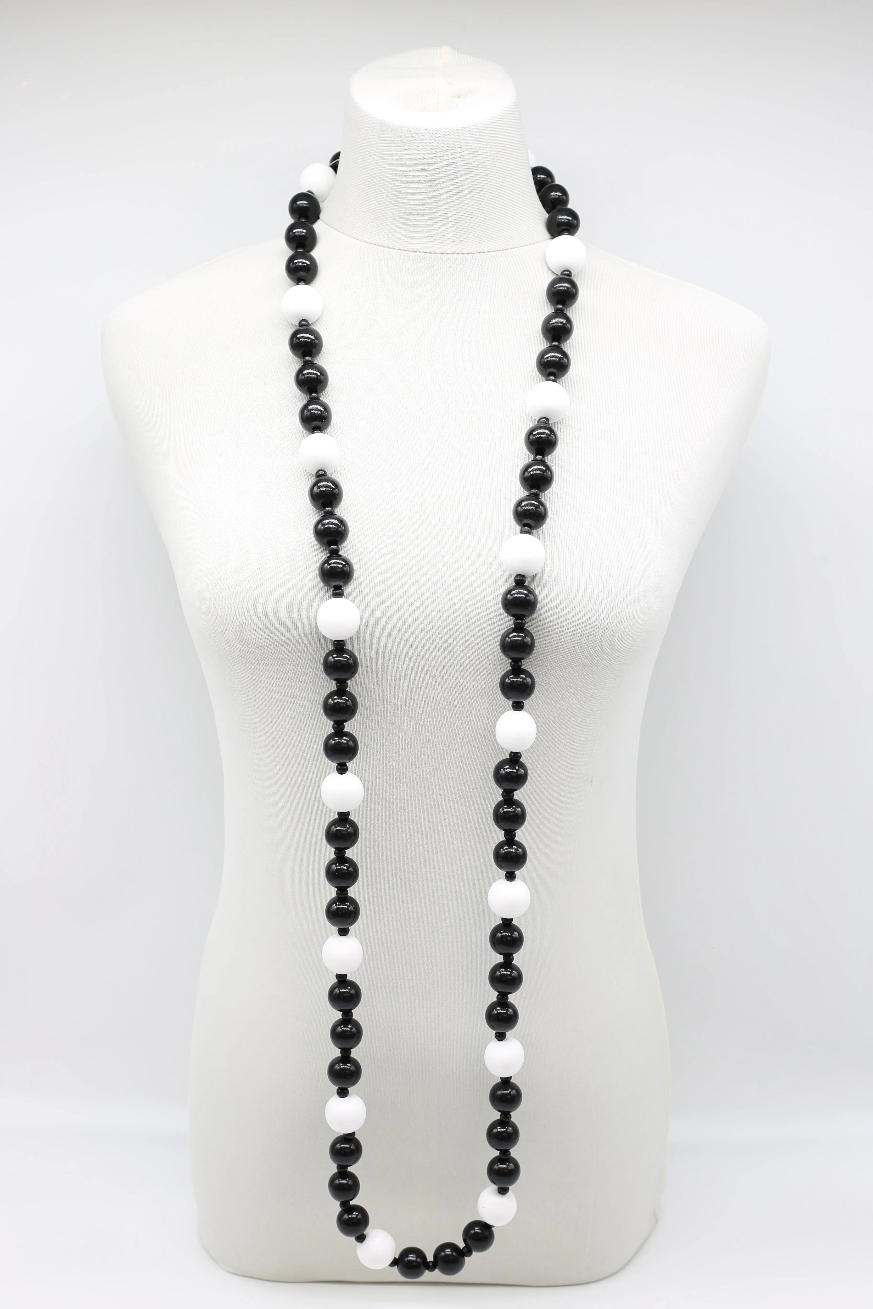 Round Beads Necklace - Duo