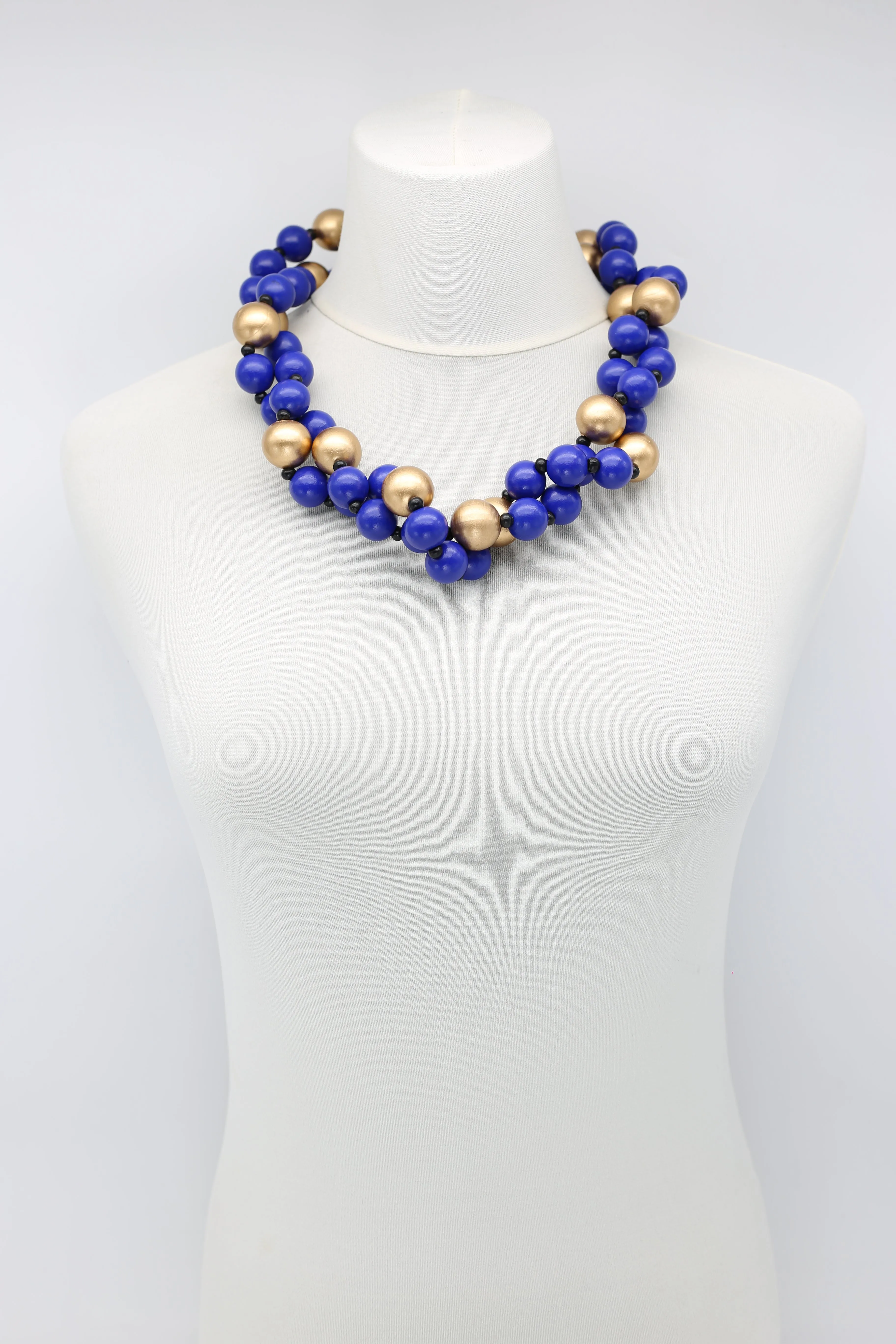 Round Beads Necklace - Duo