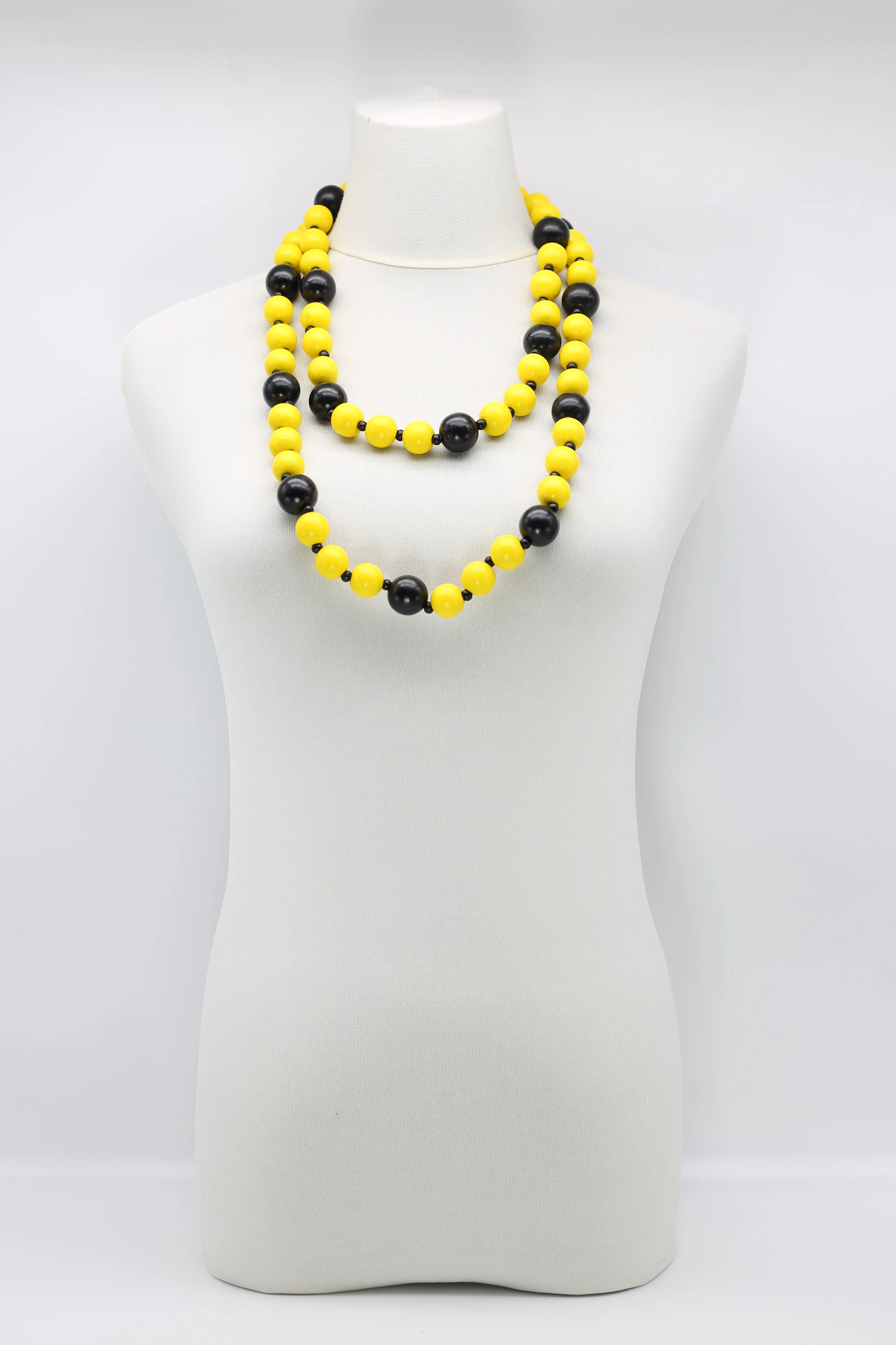 Round Beads Necklace - Duo
