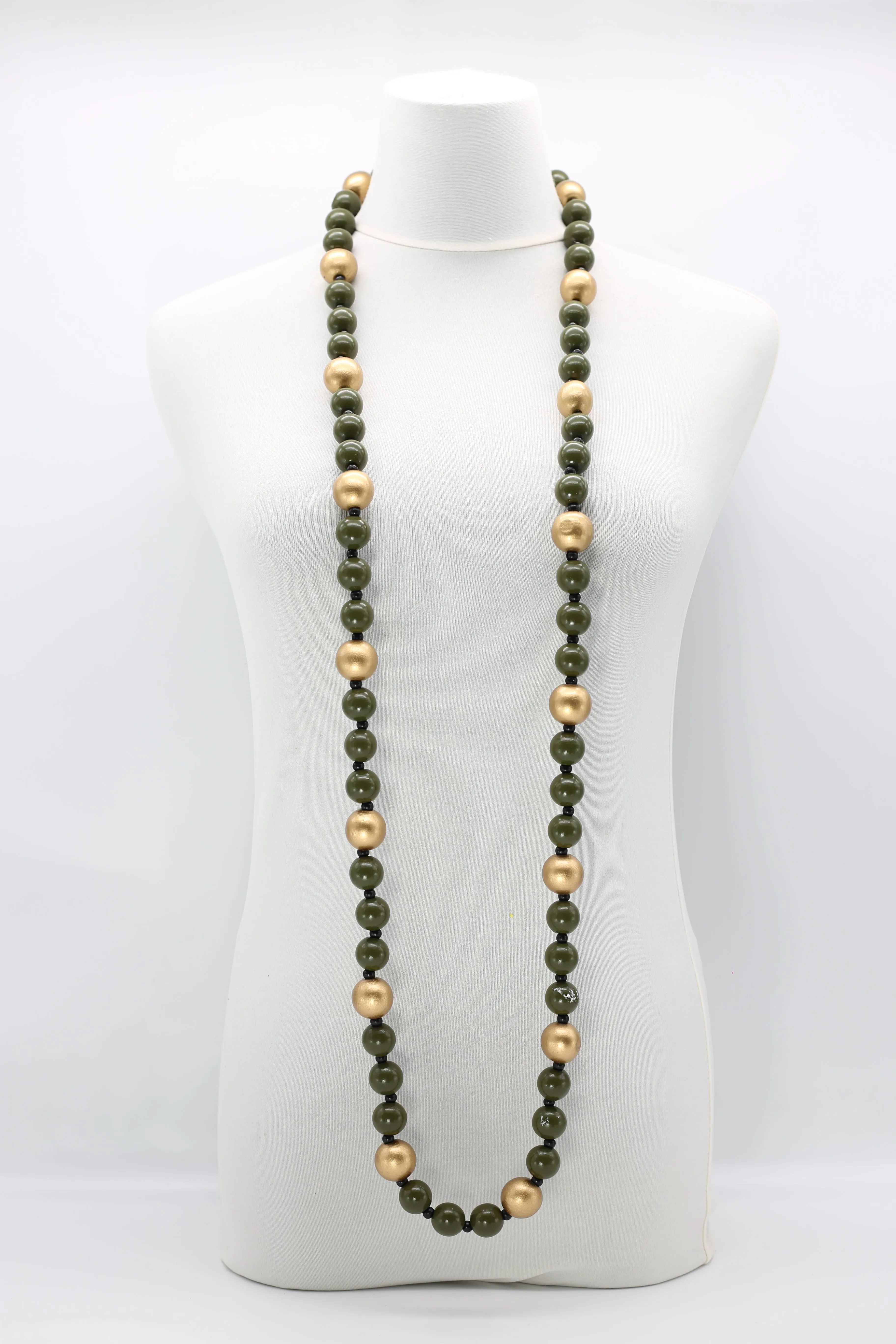 Round Beads Necklace - Duo