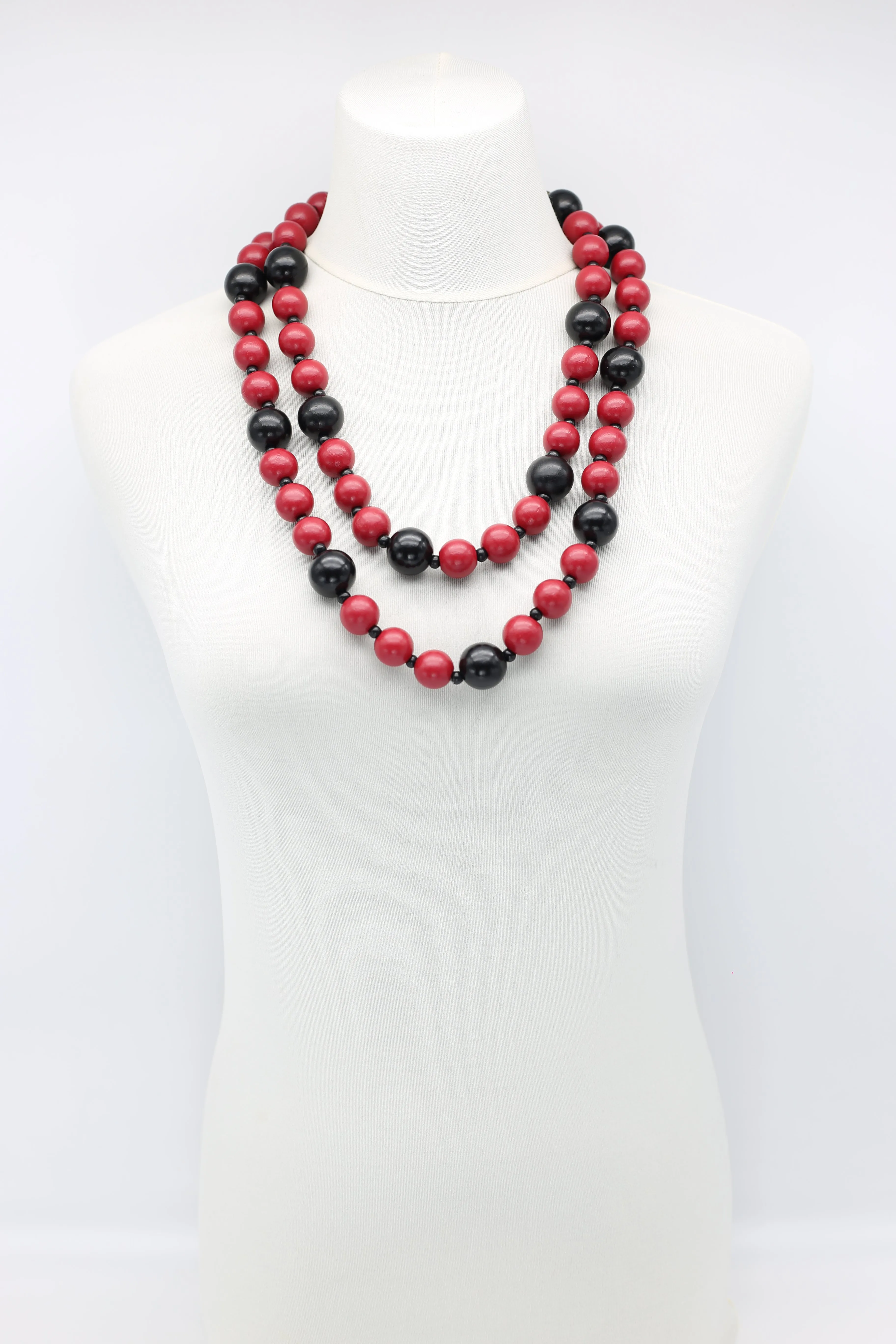 Round Beads Necklace - Duo