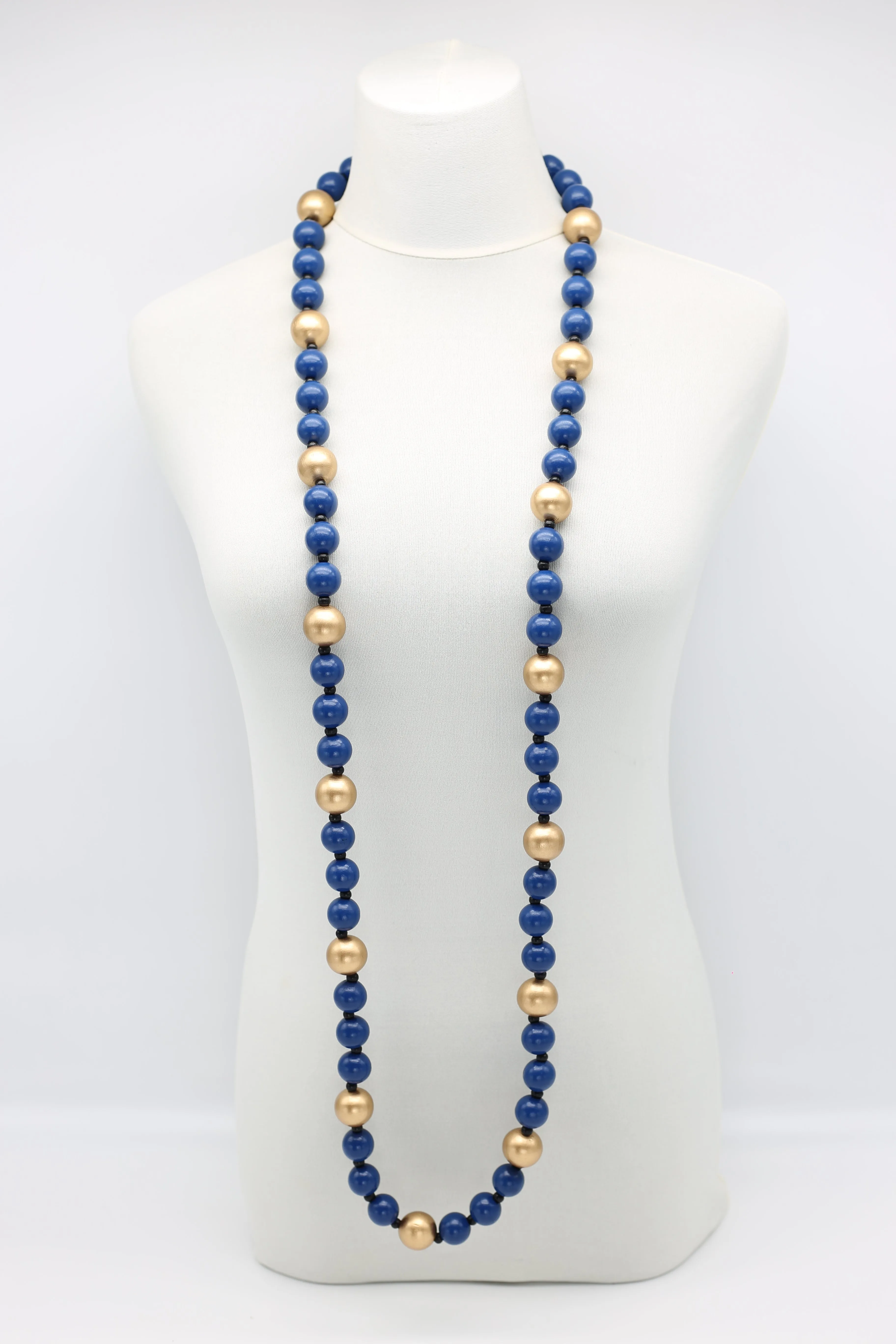 Round Beads Necklace - Duo